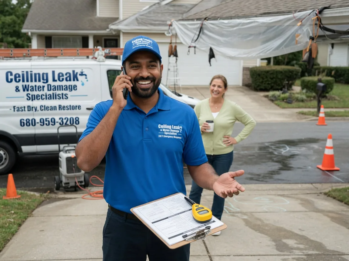 Ceiling Leak Cleanup Lutherville Timonium, MD FAQs